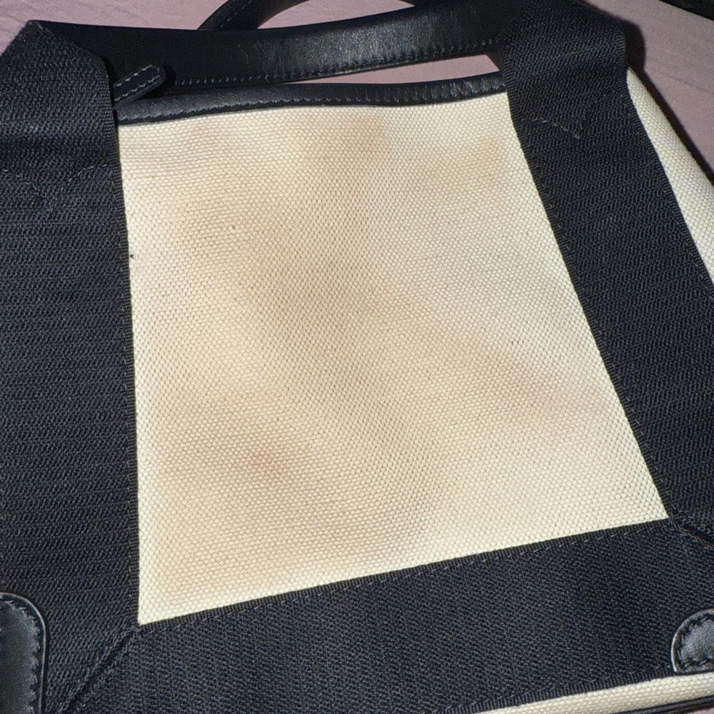 Balenciaga Black and Cream Tote - Picture 4 of 6